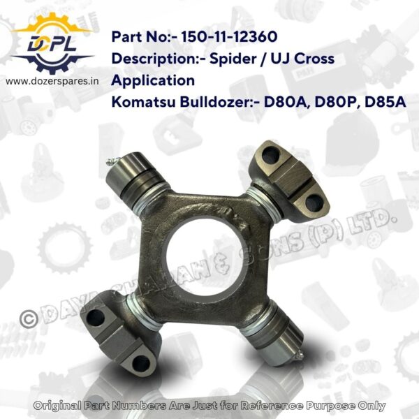 150 – 11 – 12360 – Spider – UJ – Cross – Komatsu – Bulldozer