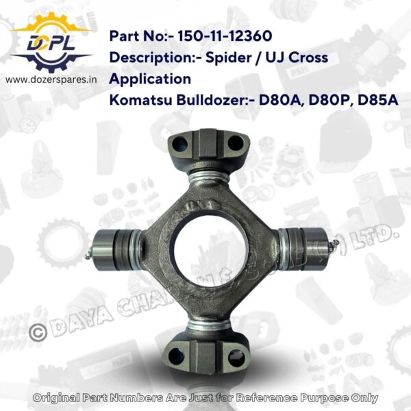 150 – 11 – 12360 – Spider – UJ – Cross – Komatsu – Bulldozer