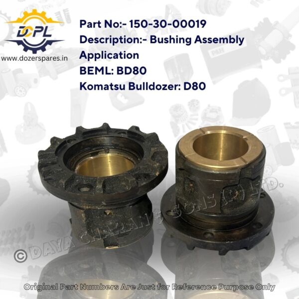 150 – 30 – 00019 – Bushing Assembly – BEML – Bulldozer – BD80 – Komatsu – Bulldozer – D80