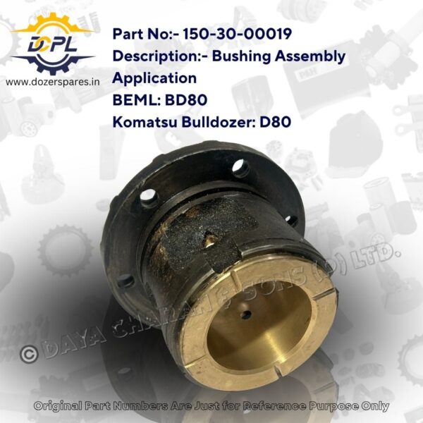 150 – 30 – 00019 – Bushing Assembly – BEML – Bulldozer – BD80 – Komatsu – Bulldozer – D80