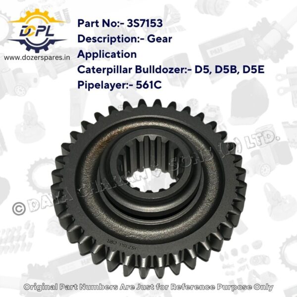 3S7153 – Gear – Caterpillar – Bulldozer – D5 – D5B – D5E – Pipelayer – 561C