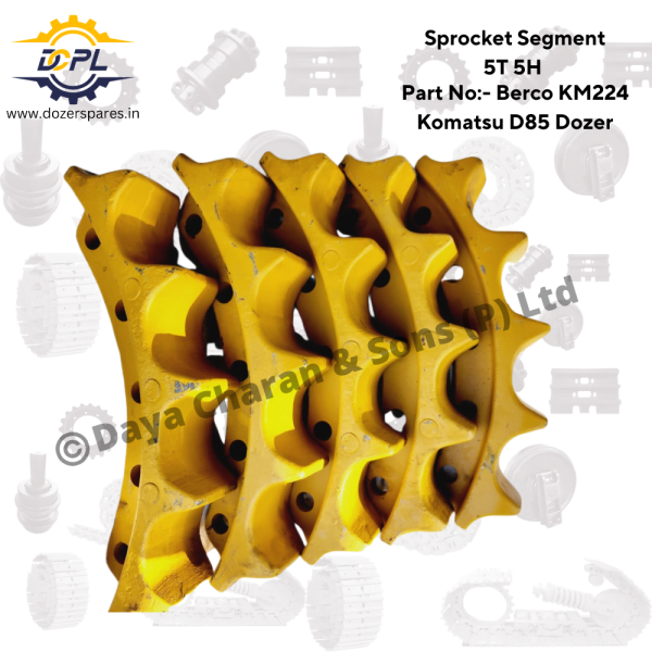 BercoKM224-SprocketSegment 5T,5H-Komatsu D85 dozer - Image 2