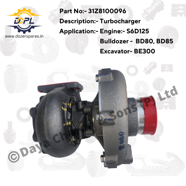 31Z8100096-Turbocharger-BEML-Bulldozer-Excavator DCPL
