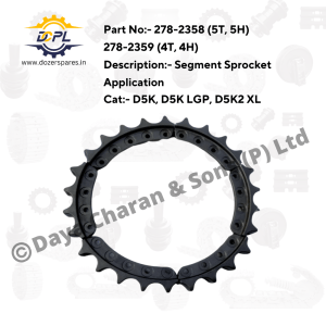 278-2358/278-2359-Segment-Sprocket-Caterpillar-Dozer DCPL