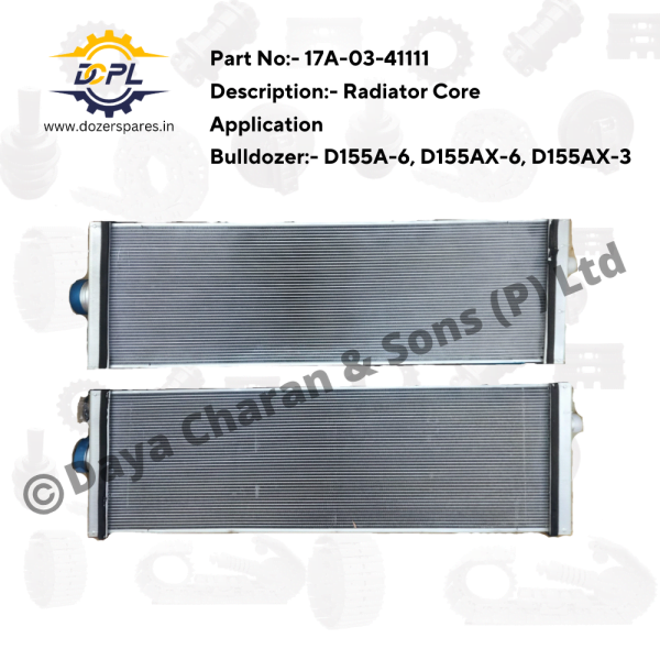 17A-03-41111-Radiator-Core-Komatsu-Bulldozer DCPL