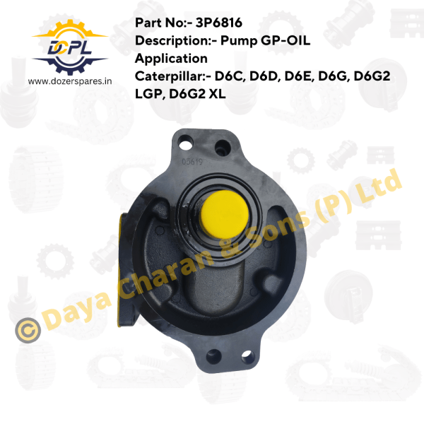 Caterpillar Bulldozer:- D6C, D6D, D6E, D6G, D6G2 LGP, D6G2 XL DCPL