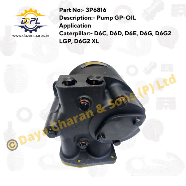 Caterpillar Bulldozer:- D6C, D6D, D6E, D6G, D6G2 LGP, D6G2 XL DCPL