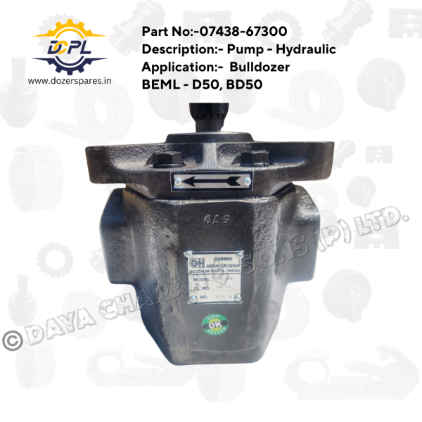 07438-67300-Pump-Hydraulic-Bulldozer-BEML DCPL