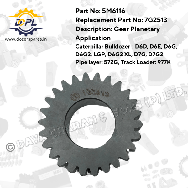 5M6116 / 7G2513-Gear-Planetary-Caterpillar-Bulldozer-Pipe-layer-Track-Loader - Image 2