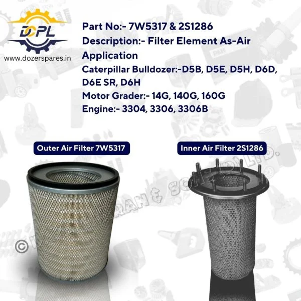 7W5317-&-2S1286 Dozer Engine Parts, Bulldozer Engine Parts, HEMM Engine Spare Parts