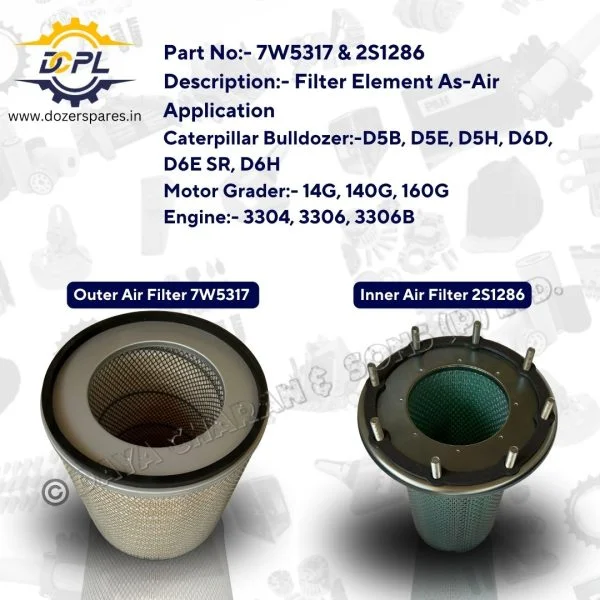 7W5317-&-2S1286 Dozer Engine Parts, Bulldozer Engine Parts, HEMM Engine Spare Parts