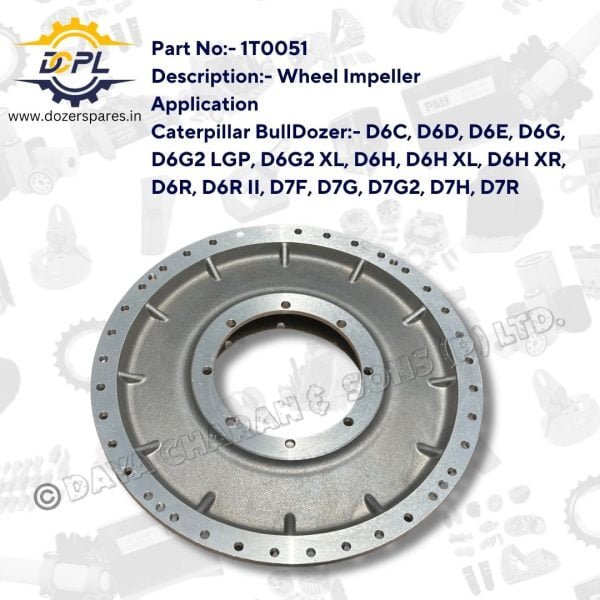 DCPL Wheel Impeller Dozer Spares