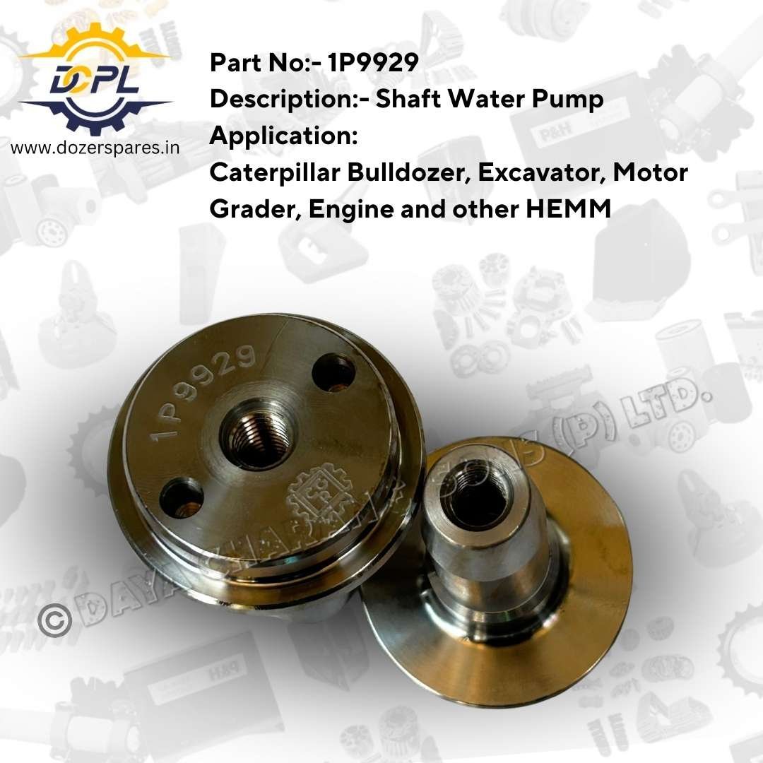 1P9929-Shaft-Water-Pump-Caterpillar-Bulldozer-Excavator-Motor-Grader-Engine-and-other-HEMM