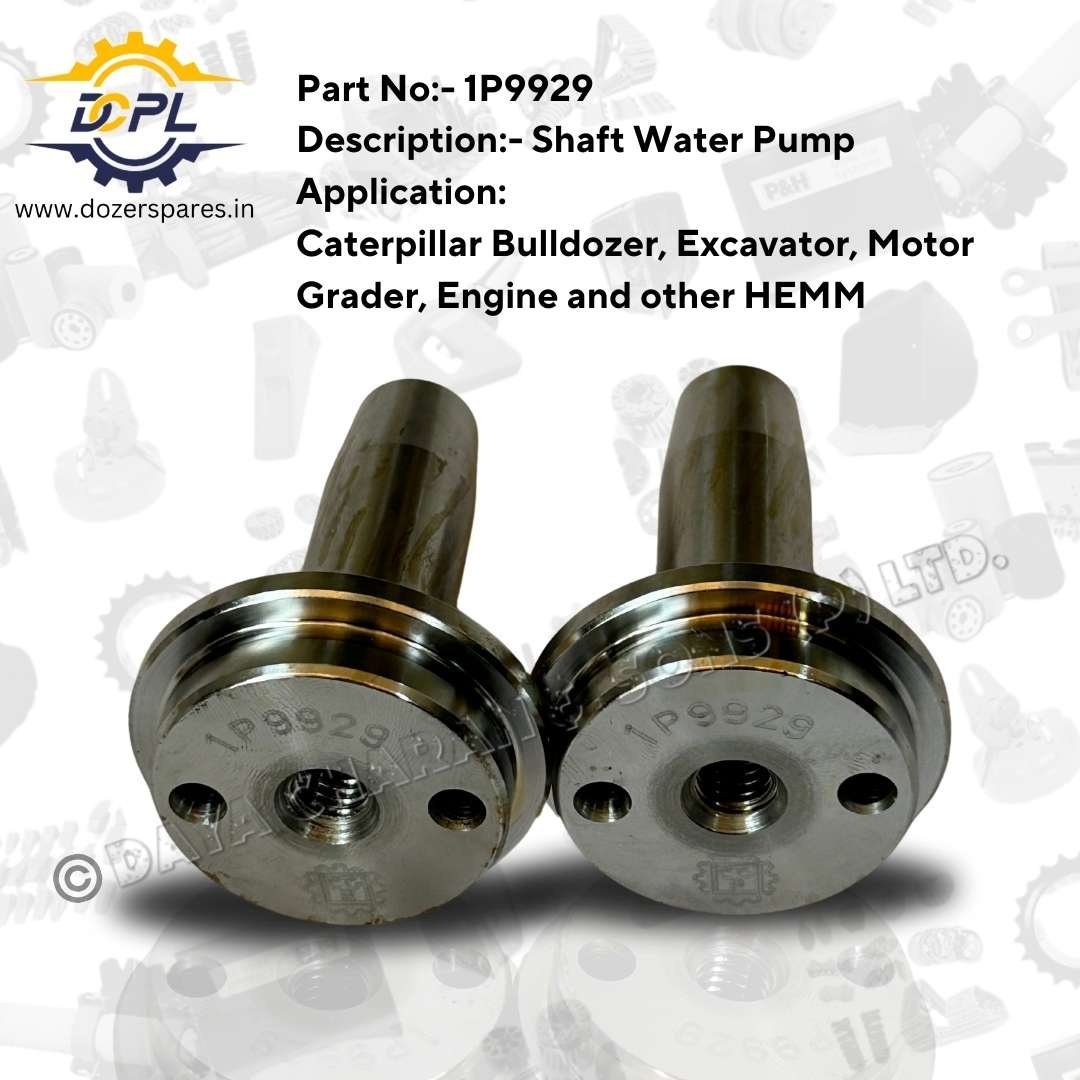 1P9929-Shaft-Water-Pump-Caterpillar-Bulldozer-Excavator-Motor-Grader-Engine-and-other-HEMM