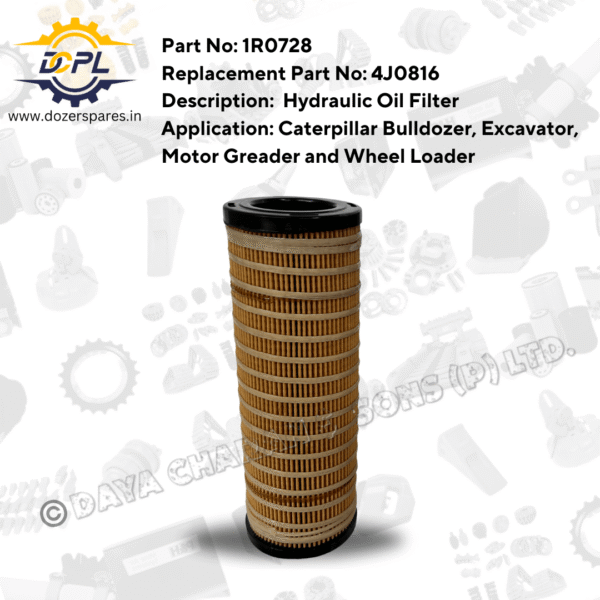 1R0728 / 4J0816-Hydraulic-Oil-Filter-Caterpillar-Bulldozer-Excavator-Motor-Grader-Wheel-Loader