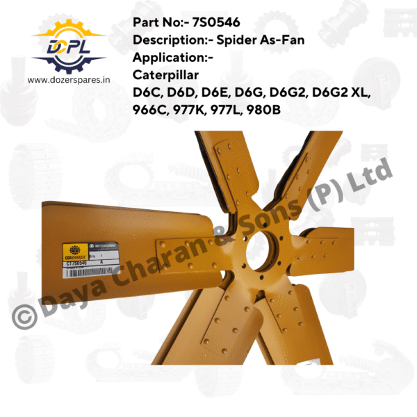 7S0546 – Spider – As – Fan – Caterpillar – Bulldozer – and – Track – Loader