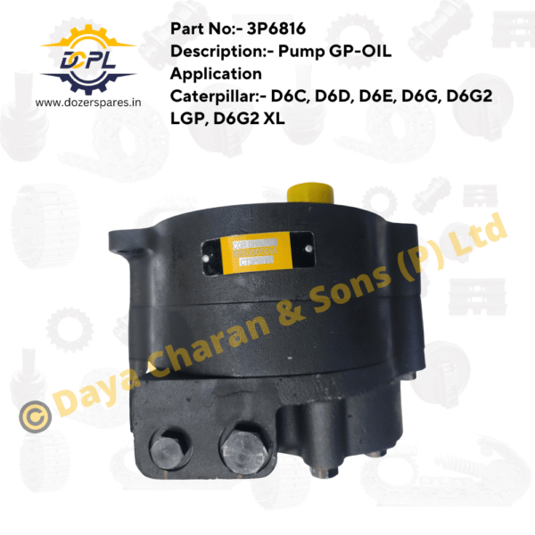 3P6816 – Pump – GP – OIL – Caterpillar – Bulldozer