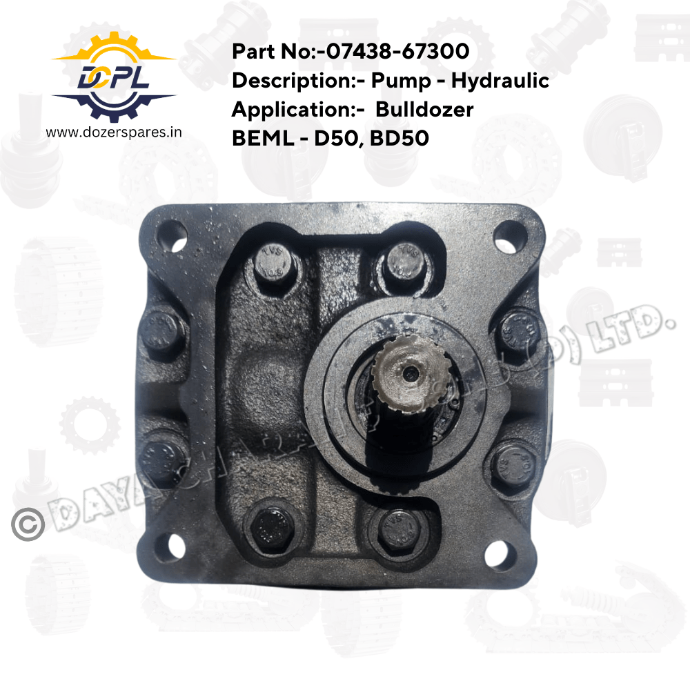 07438-67300-Pump-Hydraulic-Bulldozer-BEML