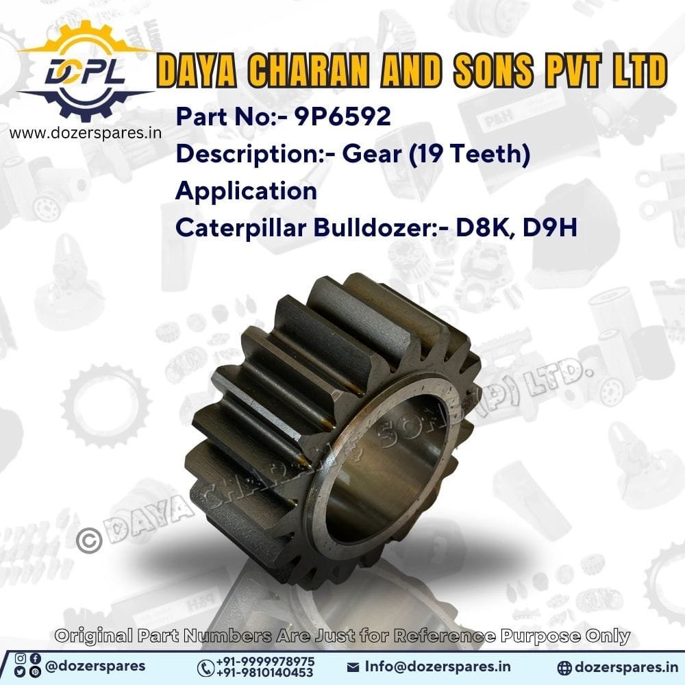9P6592-Gear (19 Teeth)-Caterpillar?-Pipelayer, Bulldozer