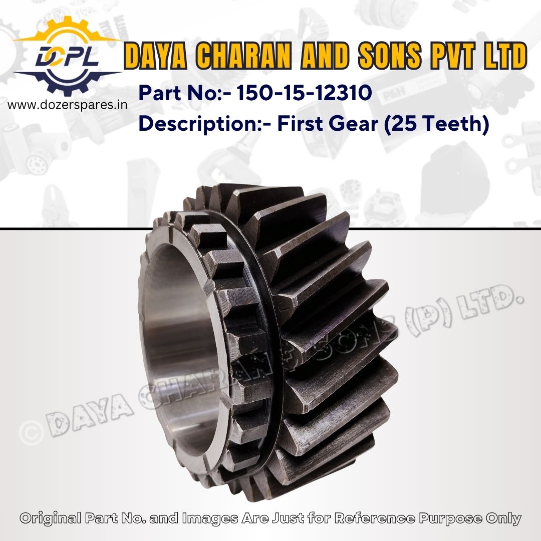 150-15-12310 First Gear (25 Teeth) for BEML Bulldozer D80-A12