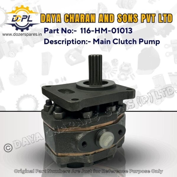 116 – HM – 01013 – Main Clutch Pump – BEML – Bulldozer