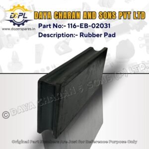 116-EB-02031-Rubber Pad-BEML-Bulldozer