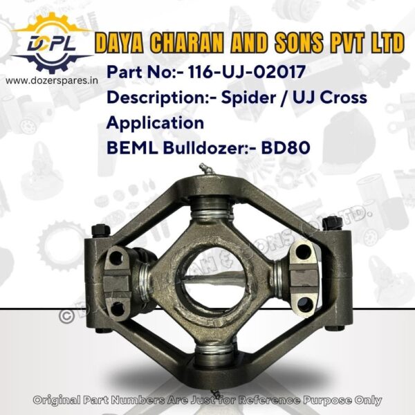116 – UJ – 02017 – Spider / UJ Cross – BEML – Bulldozer