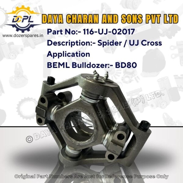 116 – UJ – 02017 – Spider / UJ Cross – BEML – Bulldozer