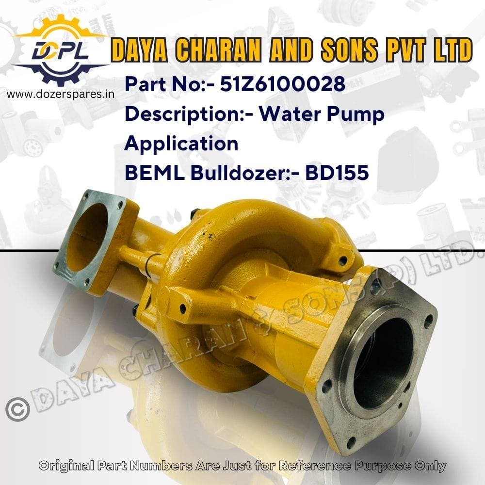 51Z6100028-Water Pump-BEML-Bulldozer