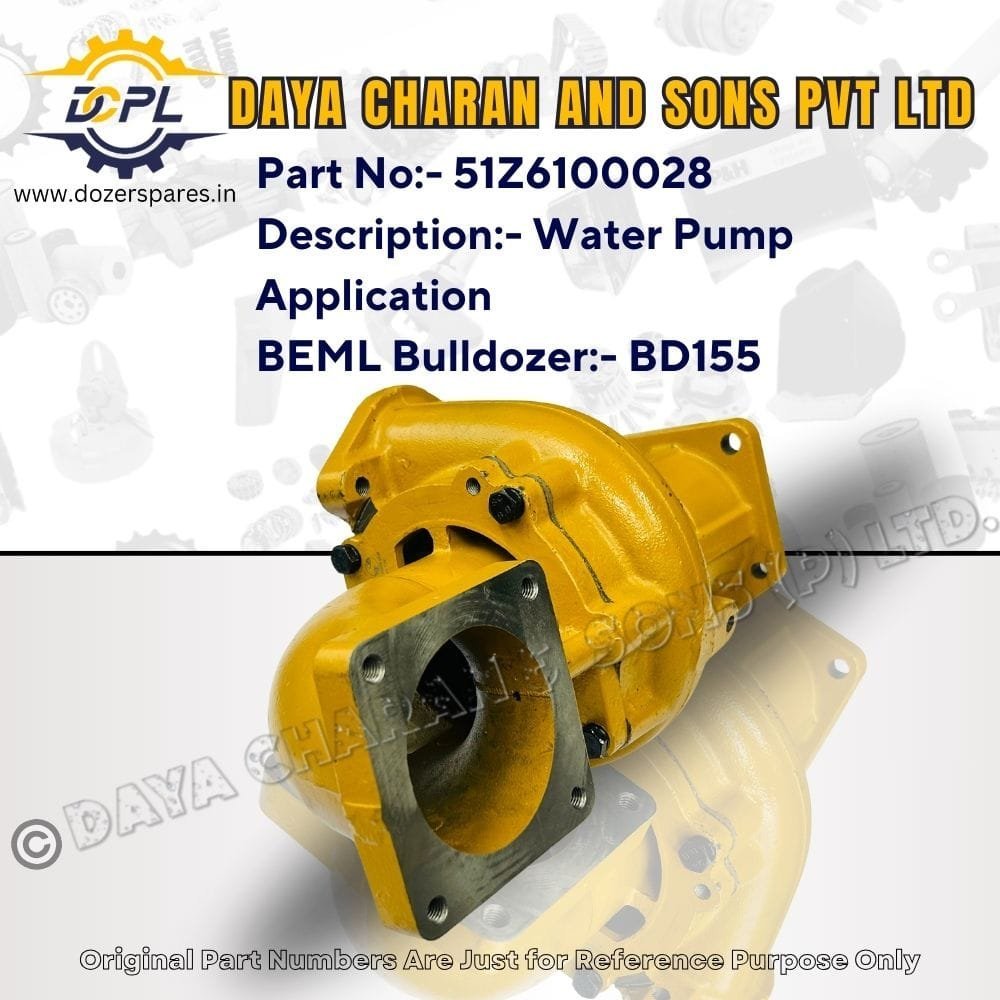 51Z6100028-Water Pump-BEML-Bulldozer