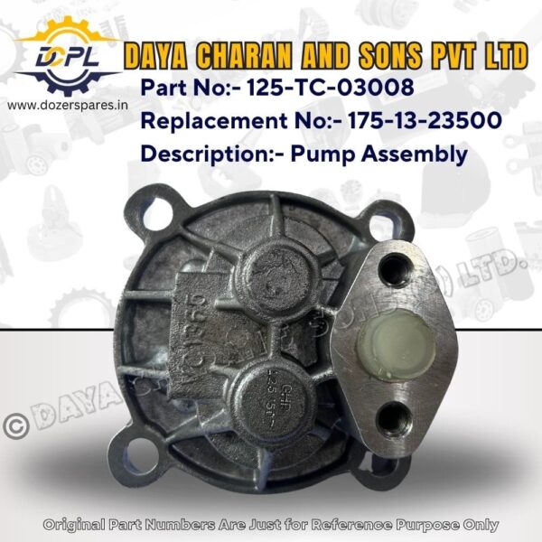125-TC-03008-Pump Assembly-BEML-Bulldozer
