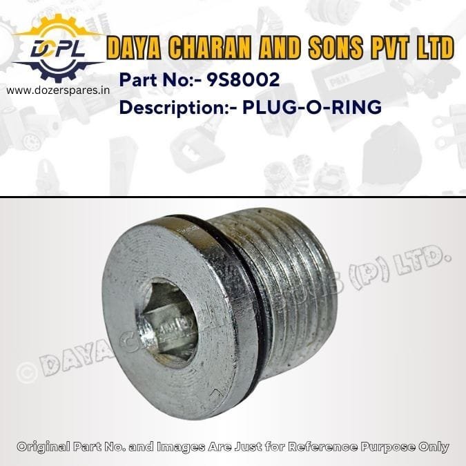9S8002-PLUG-O-RING-Caterpillar-EXCAVATOR, INDUSTRIAL ENGINE, MARINE ENGINE, MOTOR GRADER, TRACK LOADER, BULLDOZER, WHEEL LOADER