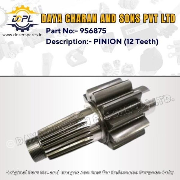9S6875 – PINION (12 TEETH) – Caterpillar – PIPELAYER, TRACK LOADER, Bulldozer