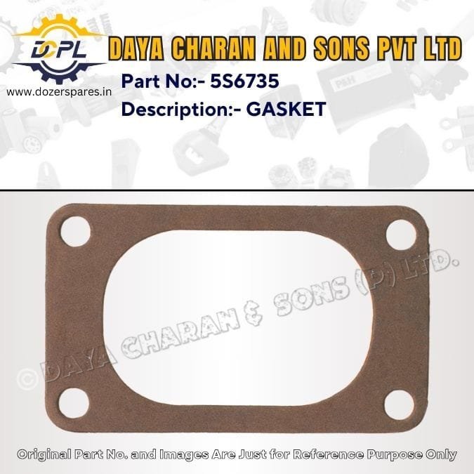 5S6735-GASKET-Caterpillar-EXCAVATOR, INDUSTRIAL ENGINE, MARINE ENGINE, MOTOR GRADER, PIPELAYER, TRACK LOADER, BULLDOZER