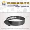 5S4558 – CLAMP AS – COMPRESSOR – Caterpillar – EXCAVATOR, INDUSTRIAL ENGINE, MARINE ENGINE, PIPELAYER, TRACK LOADER, BULLDOZER