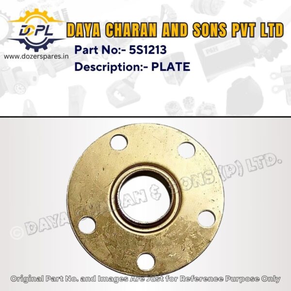 5S1213 – PLATE – Caterpillar – EXCAVATOR, MOTOR GRADER, PIPELAYER, TRACK LOADER BULLDOZER