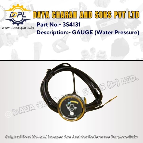 3S4131-GAUGE (Water Pressure)-Caterpillar-PIPELAYER, TRACK LOADER, BULLDOZER