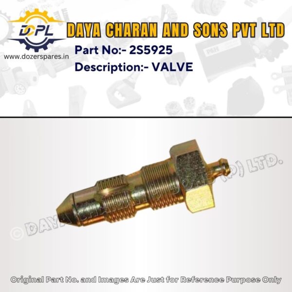 2S5925 – VALVE – Caterpillar – EXCAVATOR, PIPELAYER, TRACK LOADER, BULLDOZER