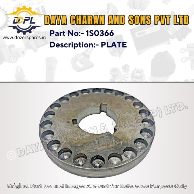 1S0366-PLATE-Caterpillar-INDUSTRIAL ENGINE, MOTOR GRADER, WHEEL DOZER