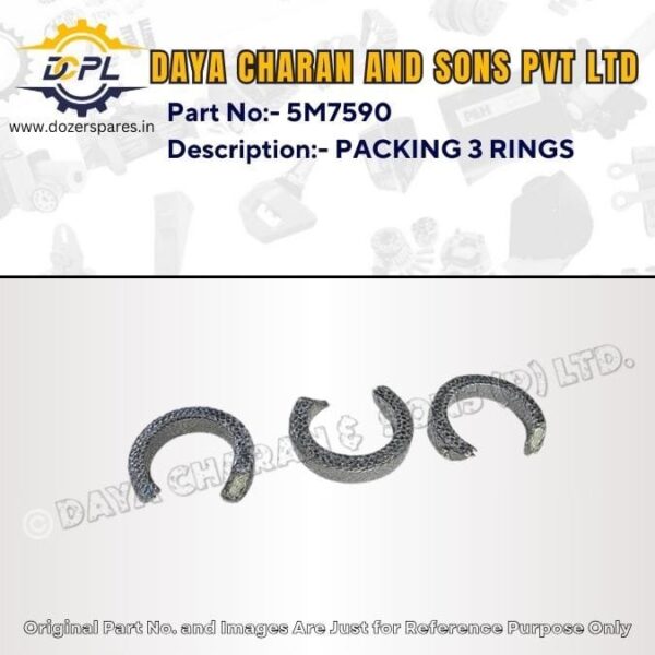 5M7590-PACKING (3 RINGS)-Caterpillar-INDUSTRIAL ENGINE, MARINE ENGINE, MOTOR GRADER, PIPELAYER, TRACK LOADER, BULLDOZER