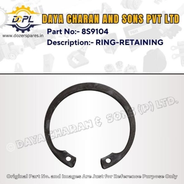 8S9104 – RING – RETAINING – Caterpillar – MOTOR GRADER, PIPELAYER, TRACK LOADER, BULLDOZER, WHEEL LOADER