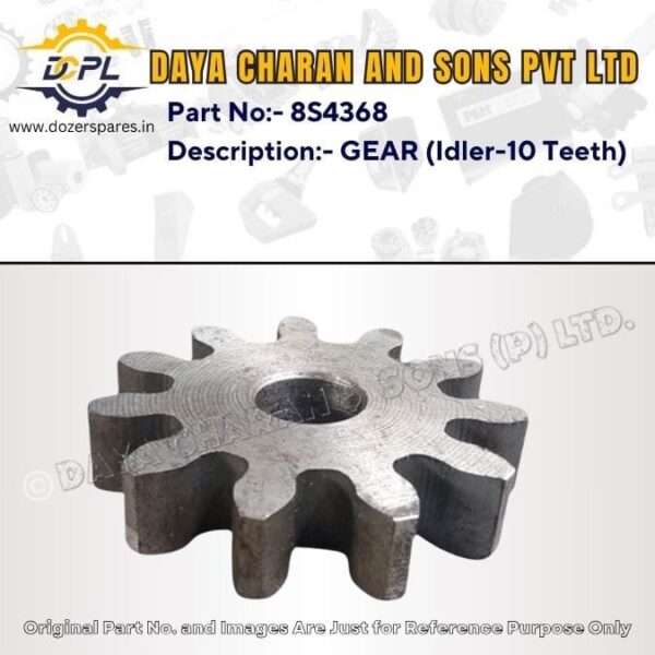 8S4368 – GEAR (Idler – 10 Teeth) – Caterpillar – EXCAVATOR, INDUSTRIAL ENGINE, MARINE ENGINE, TRACK LOADER, BULLDOZER, WHEEL LOADER