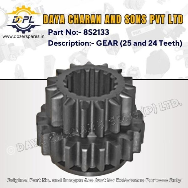 8S2133 – GEAR (25 and 24 Teeth) – Caterpillar – Bulldozer