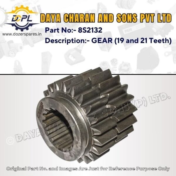 8S2132 – GEAR (19 and 21 Teeth) – Caterpillar – Bulldozer