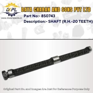 8S0743-SHAFT (RIGHT HAND-20 TEETH)-Caterpillar-TRACK LOADER, BULLDOZER, WHEEL LOADER