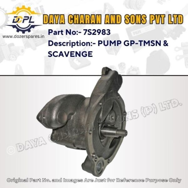 7S2983 – PUMP GP – TMSN & SCAVENGE – Caterpillar – WHEEL SCRAPER, WHEEL TRACTOR, WHEEL TRACTOR – SCRAPER