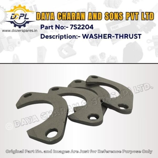 7S2204 – WASHER – THRUST – Caterpillar – EXCAVATOR, INDUSTRIAL ENGINE, MARINE ENGINE,MOTOR GRADER, PIPELAYER, TRACK LOADER, Bulldozer