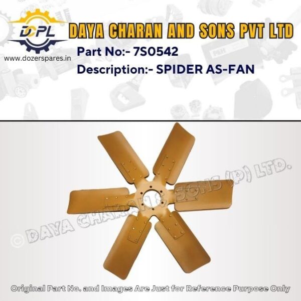 7S0542 – SPIDER AS – FAN – Caterpillar – EXCAVATOR, PIPELAYER, TRACK LOADER, Bulldozer, WHEEL LOADER