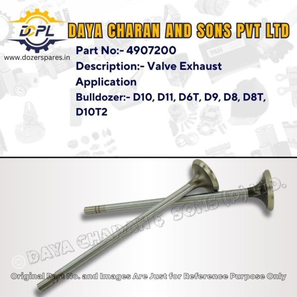 4907200 – Engine Head Exhaust Valve – Caterpillar