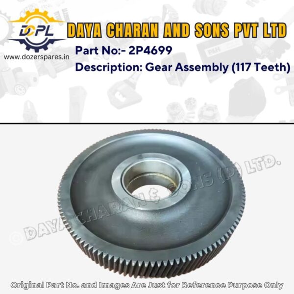2P4699 – Gear Assembly (117 Teeth) – Caterpillar – Pipelayer, Bulldozer